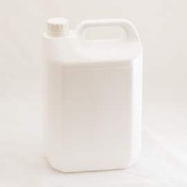 Drum 5 Litre HDPE White with White Cap